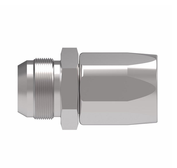 4414-16S Aeroquip by Danfoss | Male 37° JIC Flare 100R5 Reusable Hose Fitting | -16 Male 37° JIC Flare x -16 Reusable Hose End | Steel