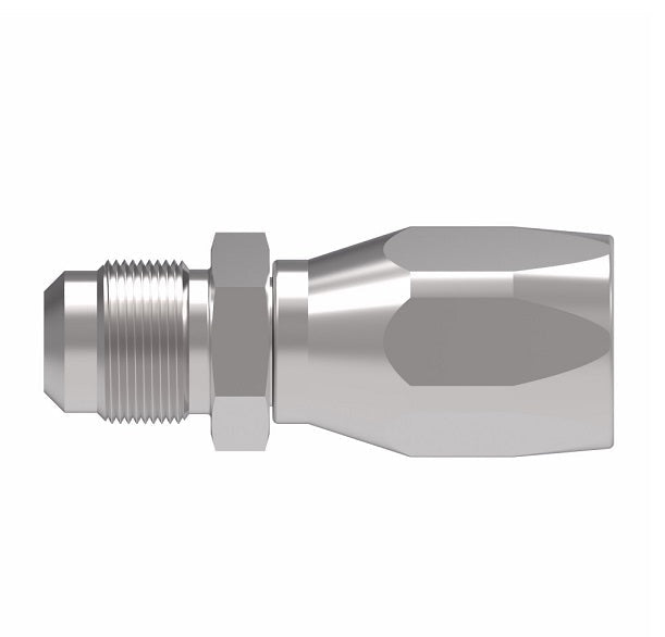 4414-12S Aeroquip by Danfoss | Male 37° JIC Flare 100R5 Reusable Hose Fitting | -12 Male 37° JIC Flare x -12 Reusable Hose End | Steel