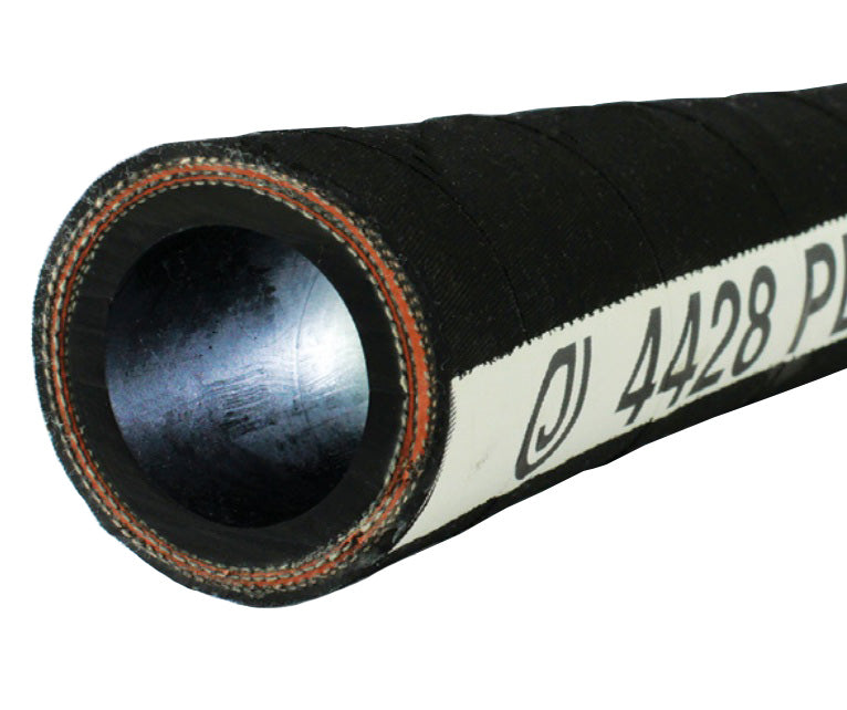 4428-0250-100 by Jason Industrial | 4428 Series | Plaster and Grout Hose | NR/BR | 2-1/2" ID | 3.31" OD | 800 PSI | Black | 100ft