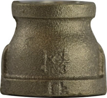 44435LF by Midland | Lead Free Reducing Coupling Fitting | 1/2" Female Pipe x 3/8" Female Pipe | Bronze