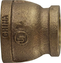 44434 by Midland | Reducing Coupling Fitting | 1/2" Female Pipe x 1/4" Female Pipe | Bronze