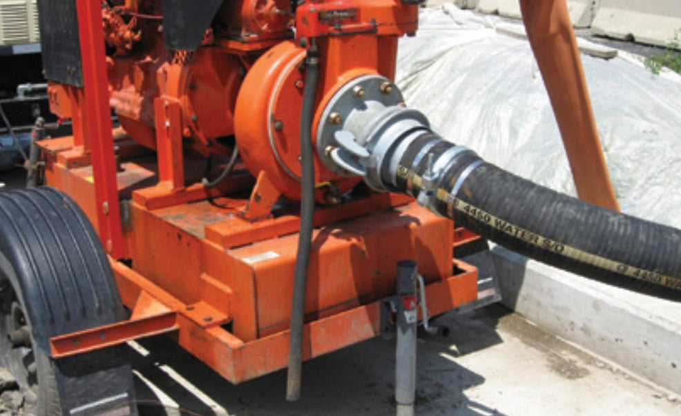 4450-0125-100 by Jason Industrial | 4450 Series | Rubber Water Suction Hose | EPDM | 1-1/4" ID | 1.70" OD | 150 PSI | Black | 100ft