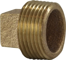 44657 by Midland | Cored Square Head Plug | 1-1/2" Male Pipe | Bronze
