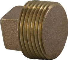 44677 by Midland | Solid Square Head Plug | 1-1/2" Male Pipe | Bronze
