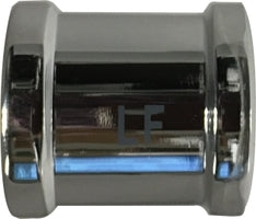 45411 by Midland | Coupling | 1/4" Female Pipe x 1/4" Female Pipe | Straight | Chrome Plated Bronze