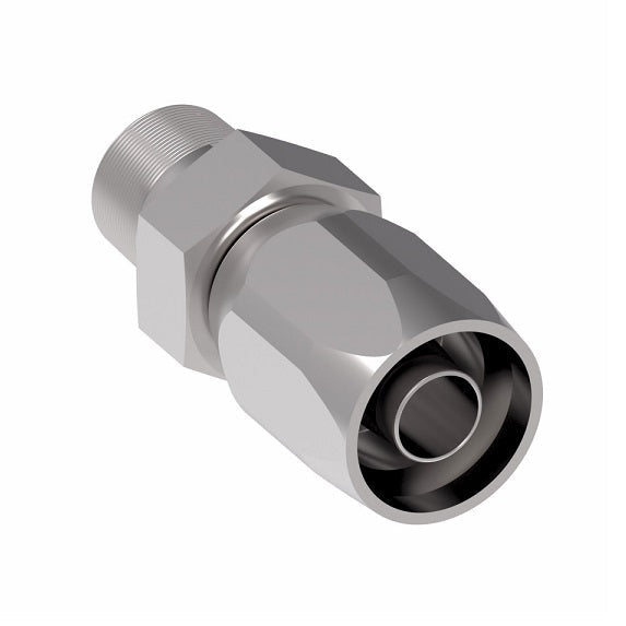 458-12-16S Aeroquip by Danfoss | Male Pipe Railroad Air Brake Reusable Hose Fitting | -12 Male Pipe x -16 Reusable Hose End | Steel