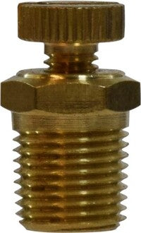 46048 by Midland | Tank Valve / Needle Valve Fitting | Multipurpose Air Vent | 1/8" Male Pipe | Brass