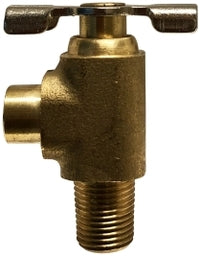 46089 by Midland | Drain Cock Fitting | Bibb Valve | 1/4" Male Pipe | Industry #120 | Brass