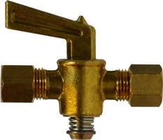 46143 (46-143) by Midland | Shut-Off Cock Fitting | 1/2" Compression x 1/2" Compression | Straight | Brass