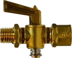 46162 by Midland | Shut-Off Cock Fitting | 3/8" Male Pipe x 3/8" Female Pipe | Brass