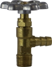 46450 by Midland | Specialty Valve Fitting | Truck Valve | 3/8" Hose Barb x 3/8" Male Pipe | Brass
