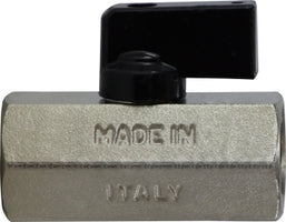 46924I by Midland | Mini Ball Valve | 1/2" Female NPT x 1/2" Female NPT | Chrome Plated Brass