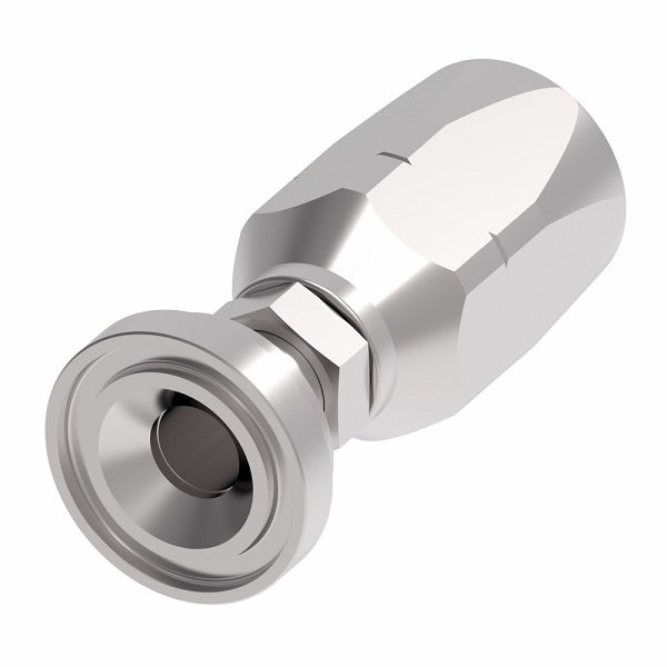 4744-32S Aeroquip by Danfoss | Code 61 Split Flange SAE J518 100R2 Skive Style Reusable Hose Fitting | -32 Code 61 Split Flange x -32 Reusable Hose End | Steel