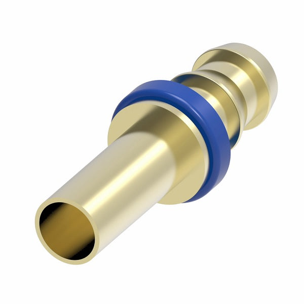 4750-8B Aeroquip by Danfoss | Compression Type Socketless Reusable Hose Fitting | -08 Tube x -08 Push-On Hose Barb | Brass