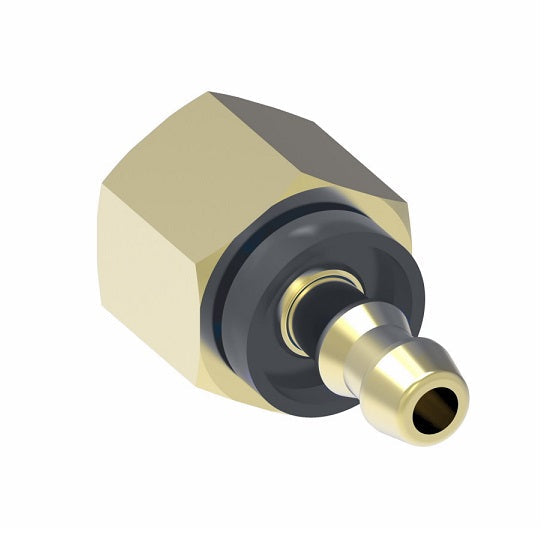 4753-8-8B Aeroquip by Danfoss | Female Pipe Socketless Reusable Hose Fitting | -08 Female Pipe x -08 Push-On Hose Barb | Brass