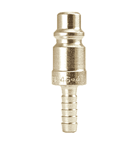 48-4B by ZSi-Foster | Quick Disconnect Plug | 3/8" ID | Hose Stem | Brass