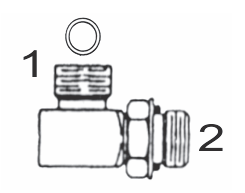 12MOS-12MO90 by Couplamatic | Hydraulic Adapter | 1-3/16x12 Male O-Ring Face x 1-1/16-12 Male O-Ring | 90° Elbow