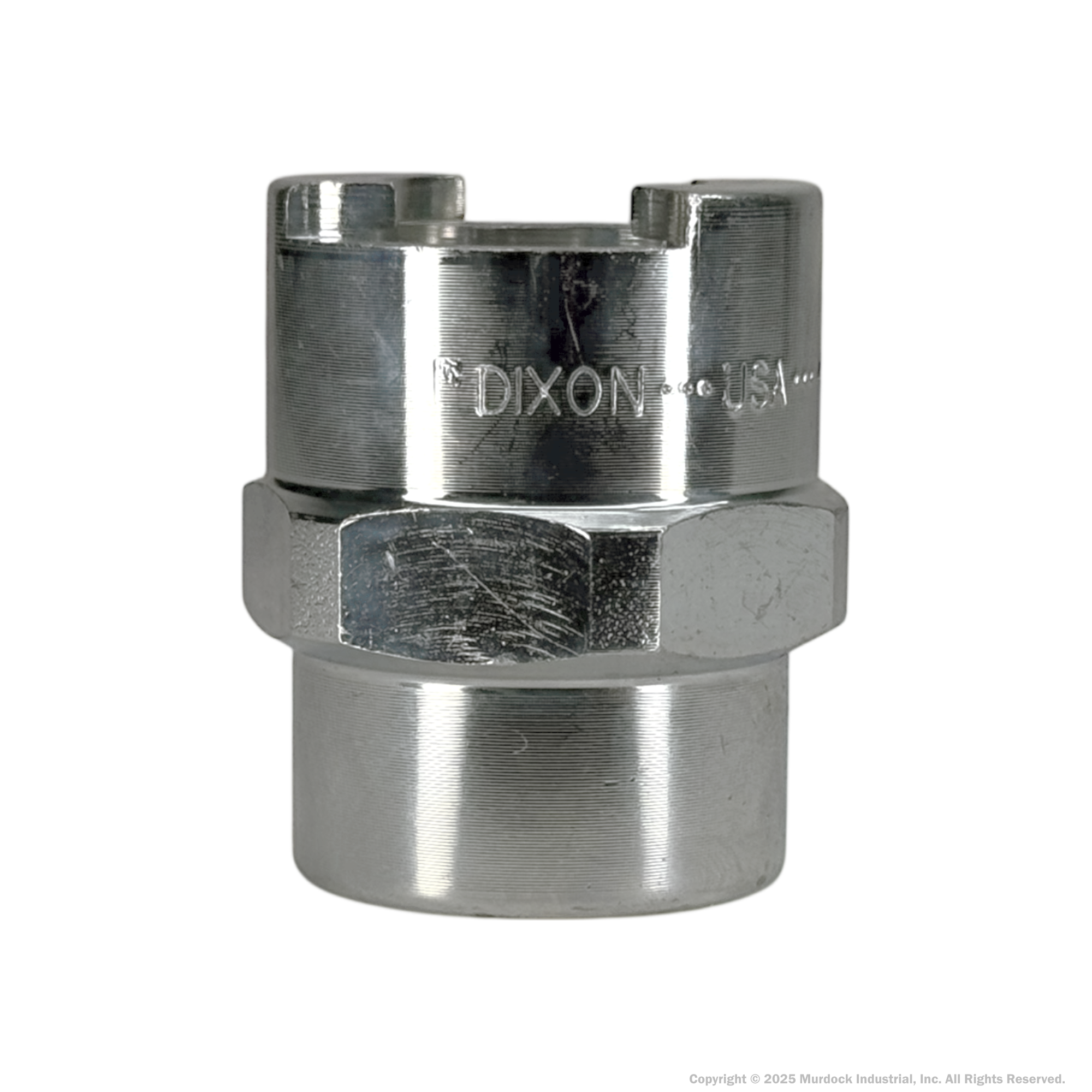 4NF6 by Dixon Valve | Pneumatic Quick Disconnect Coupling | Dix-Lock® N-Series | 3/4" Female NPTF x 1/2" Body Size | Socket | Nitrile Seal | Steel
