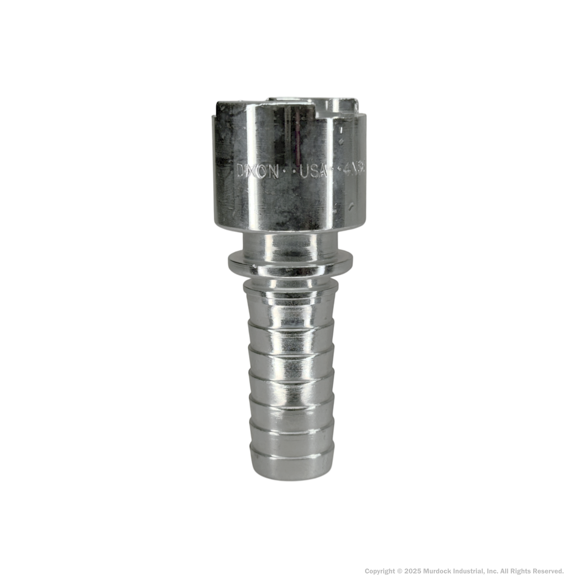 4NS6 by Dixon Valve | Pneumatic Quick Disconnect Coupling | Dix-Lock® N-Series | Hose Barb | 3/4" Hose ID x 1/2" Body Size | Socket | Nitrile Seal | Steel