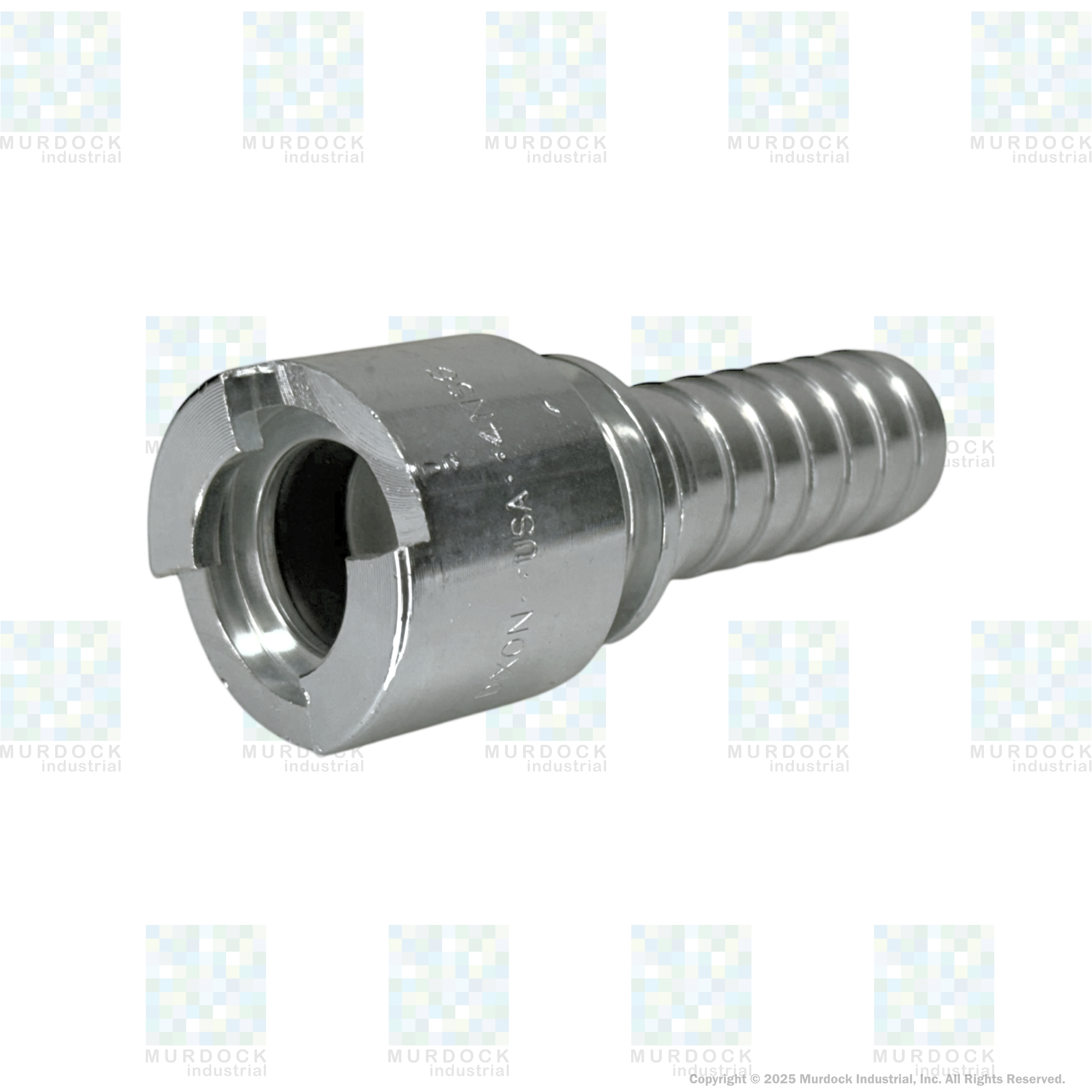 4NS6 by Dixon Valve | Pneumatic Quick Disconnect Coupling | Dix-Lock® N-Series | Hose Barb | 3/4" Hose ID x 1/2" Body Size | Socket | Nitrile Seal | Steel