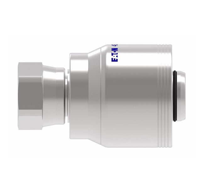 4SA20FJ16 Aeroquip by Danfoss | 4 Wire 4S Female JIC/37° Swivel (FJ) Crimp Fitting | -20 Female JIC/37° Swivel x -16 Hose Barb | Steel
