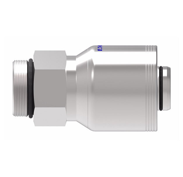 4SA20MB20 Aeroquip by Danfoss | 4 Wire 4S Male O-Ring Boss Rigid (MB) Crimp Fitting | -20 Male O-Ring Boss x -20 Hose Barb | Steel