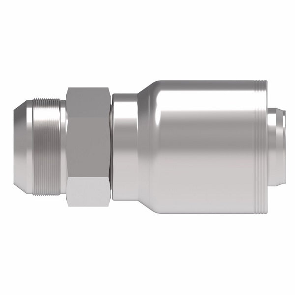 4SA32MJ32 Aeroquip by Danfoss | 4 Wire 4S Male JIC/37° Rigid (MJ) Crimp Fitting | -32 Male JIC/37° Rigid x -32 Hose Barb | Steel