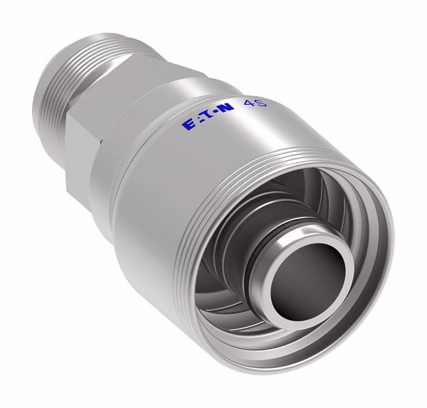 4SA16MJ16 Aeroquip by Danfoss | 4 Wire 4S Male JIC/37° Rigid (MJ) Crimp Fitting | -16 Male JIC/37° Rigid x -16 Hose Barb | Steel