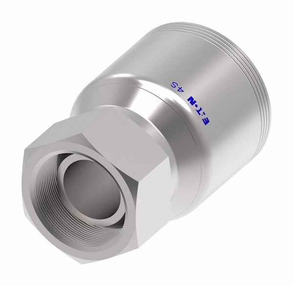 4S20BF20 Aeroquip by Danfoss | 4 Wire 4S Female BSPP Swivel 60° Cone Seat (BF) Crimp Fitting | -20 Female BSPP Swivel x -20 Hose Barb | Steel