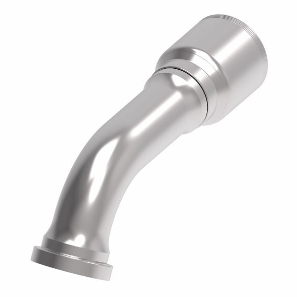 4S32CTG32 Aeroquip by Danfoss | 4 Wire 4S CAT Flange 60° Elbow (CTG) Crimp Fitting | -32 CAT Flange x -32 Hose Barb | Steel