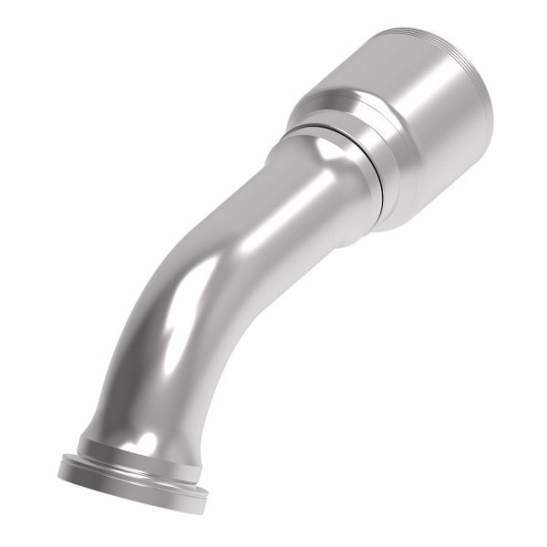 4S32FHG32 Aeroquip by Danfoss | 4 Wire 4S SAE Code 62 Flange 60° Elbow (FHG) Crimp Fitting | -32 Code 62 Flange x -32 Hose Barb | Steel