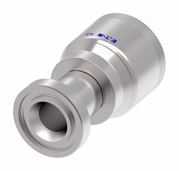4S16FH20 Aeroquip by Danfoss | 4 Wire 4S SAE Code 62 Flange (FH) Crimp Fitting | -16 Code 62 Flange x -20 Hose Barb | Steel