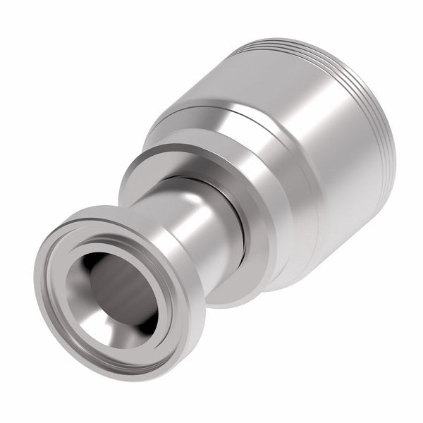 4S20FL16 Aeroquip by Danfoss | 4 Wire 4S SAE Code 61 Flange (FL) Crimp Fitting | -20 Code 61 Flange x -16 Hose Barb | Steel