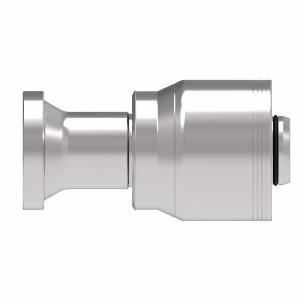4S24FL16 Aeroquip by Danfoss | 4 Wire 4S SAE Code 61 Flange (FL) Crimp Fitting | -24 Code 61 Flange x -16 Hose Barb | Steel