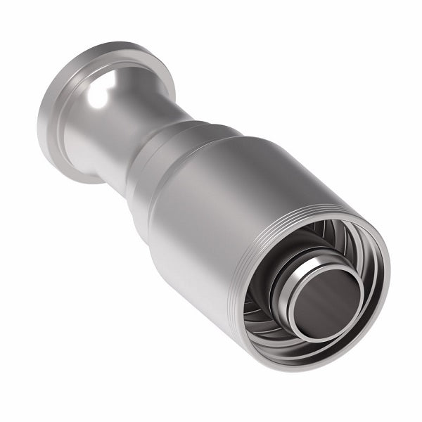 4S32FL24 Aeroquip by Danfoss | 4 Wire 4S SAE Code 61 Flange (FL) Crimp Fitting | -32 Code 61 Flange x -24 Hose Barb | Steel