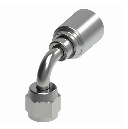 4TA12FJB12 Synflex Optimum by Danfoss | 4TA Fitting for Thermoplastic Hydraulic Hose | -12 JIC/37° Female Swivel 90° Tube Elbow Fitting for -12 Hose | Carbon Steel