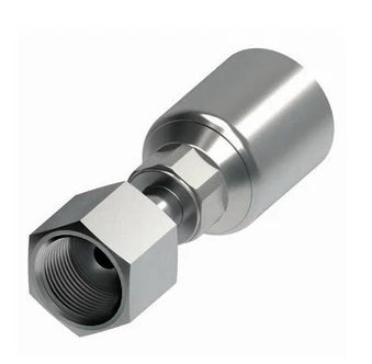 4TA6FR6 Synflex Optimum by Danfoss | 4TA Fitting for Thermoplastic Hydraulic Hose | -06 Female ORS Swivel Fitting for -06 Hose | Carbon Steel Pack of 10