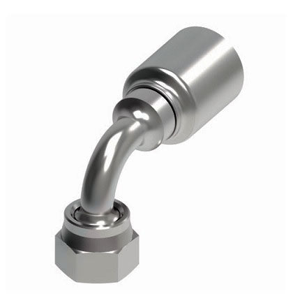 4TA8FRB8 Synflex Optimum by Danfoss | 4TA Fitting for Thermoplastic Hydraulic Hose | -08 Female ORS Swivel 90° Tube Elbow Short Drop Fitting for -08 Hose | Carbon Steel