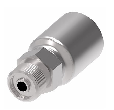4TA8MR6 Synflex Optimum by Danfoss | 4TA Fitting for Thermoplastic Hydraulic Hose | -06 ORS Male Fitting for -08 Hose | Carbon Steel