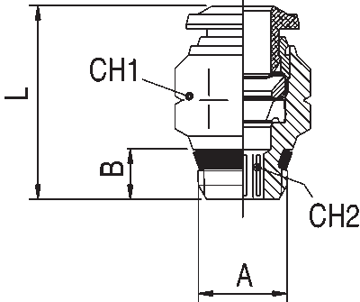 50000N-6-1/4 by AIGNEP | 50N Series | 6mm Tube x 1/4" Swift-Fit Male | Straight | Pack of 10