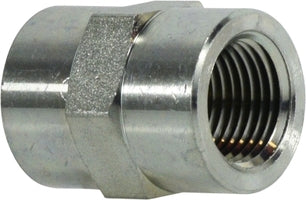 50001212 by Midland | Hydraulic Pipe Coupling | 3/4" Female Pipe x 3/4" Female Pipe | Steel