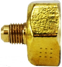 50001 (50-001) by Midland | Gas Range Fitting | Drum Adapter | 1/4" Male Flare x 3/4" Female NPTF | Straight | Brass