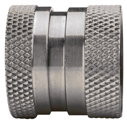 500QCFSS by Dixon Valve | Garden Hose Quick Disconnect Coupling | 3/4" Female GHT | Coupler | Unvalved | 303 Stainless Steel