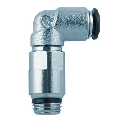 50120N-10-3/8 by AIGNEP | 50N Series | Extended Swivel | 10mm Tube x 3/8" Swift-Fit Male | 90° Elbow | Pack of 10