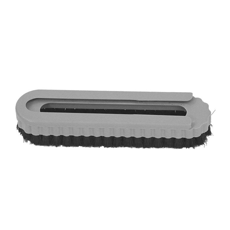 506B by Flexaust | Slide on Brush for 506 Upholstery Tool | .008" Polypropylene Bristles | 5" Width | Gray | Aluminum