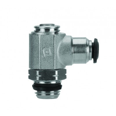 50901N-10-3/8 by AIGNEP | Functional (Flow Controls) Series | Flow Control | Meter Out | Screwdriver Adjust | 10mm Tube x 3/8" Male Swift-Fit