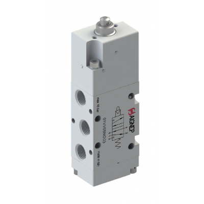 01VV050002 by AIGNEP | 01V Series | 5 way/2 position | Servo-Piloted Tappet Spring Return | 1/8" BSPP