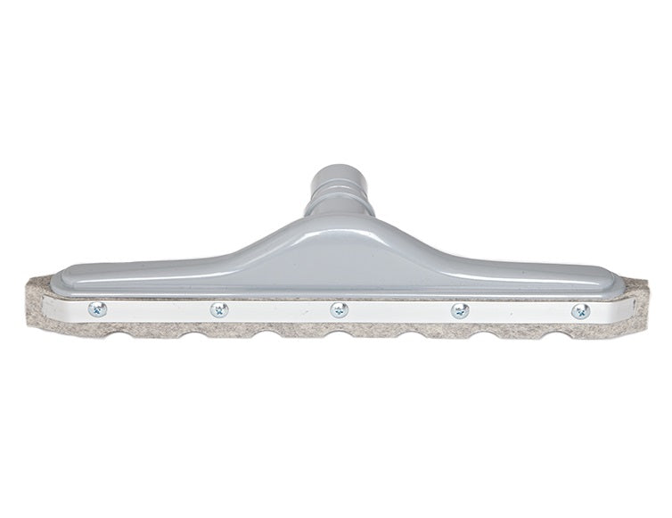 5325SCA by Flexaust | Scalloped Felt Blade Floor Tool | Neck Size: 1-1/2" | 14" Width | Gray | Type 2 | ABS Plastic