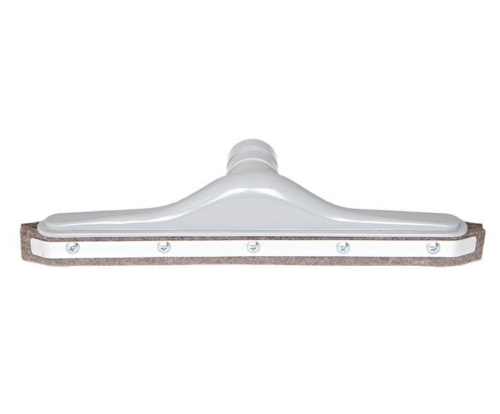 5327 by Flexaust | Felt Blade Floor Tool | Neck Size: 1-1/2" | 14" Width | Gray | Type 3 | ABS Plastic