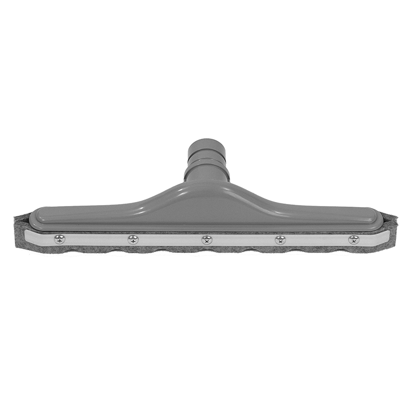 532SCA by Flexaust | Scalloped Felt Blade Floor Tool | Neck Size: 1-9/16" | 14" Width | Gray | Type 1 | ABS Plastic